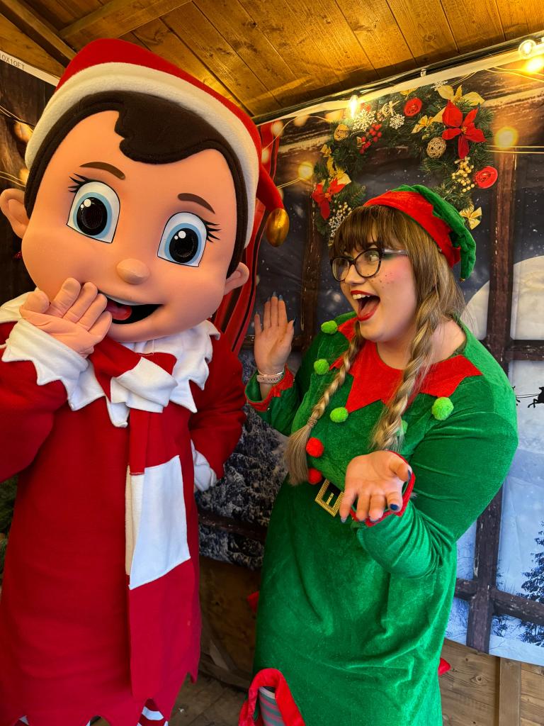 Elf on the shelf mascot, Christmas Entertainment, Walkabout Act